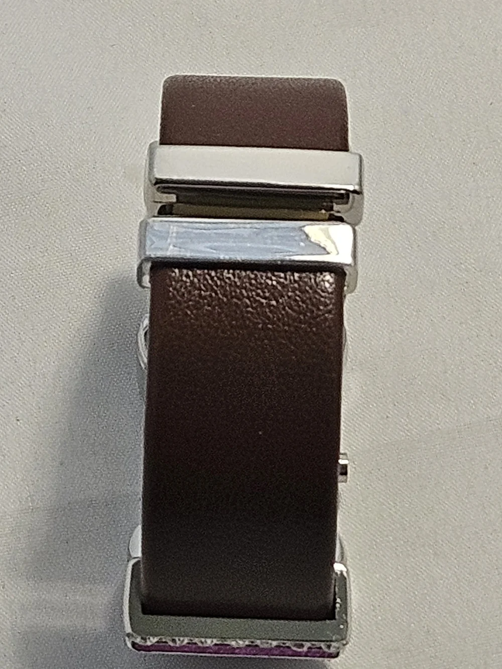 Golden Classic Women's Square Crystal Accent Watch